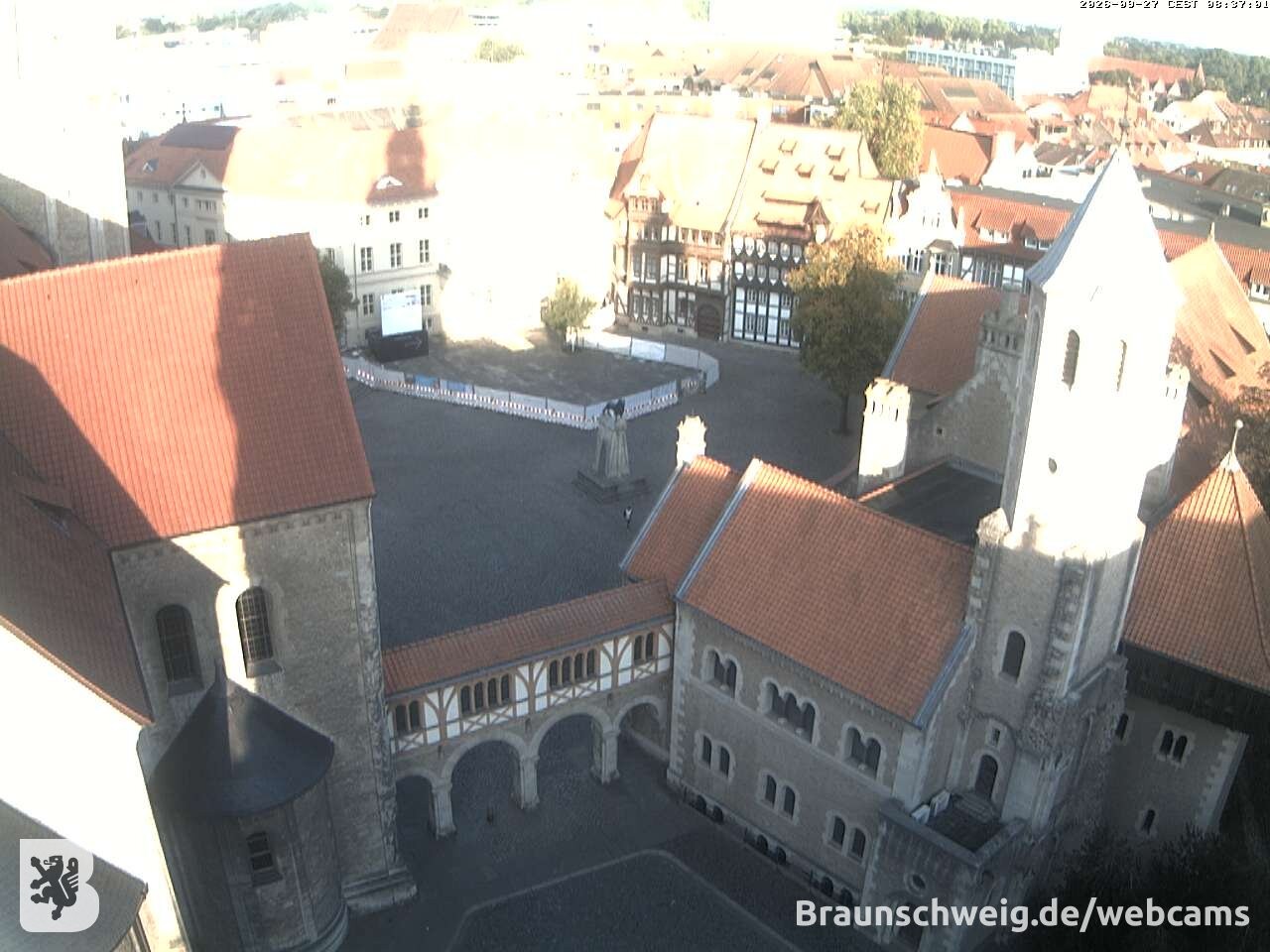Archiv Foto Webcam Burgplatz Braunschweig