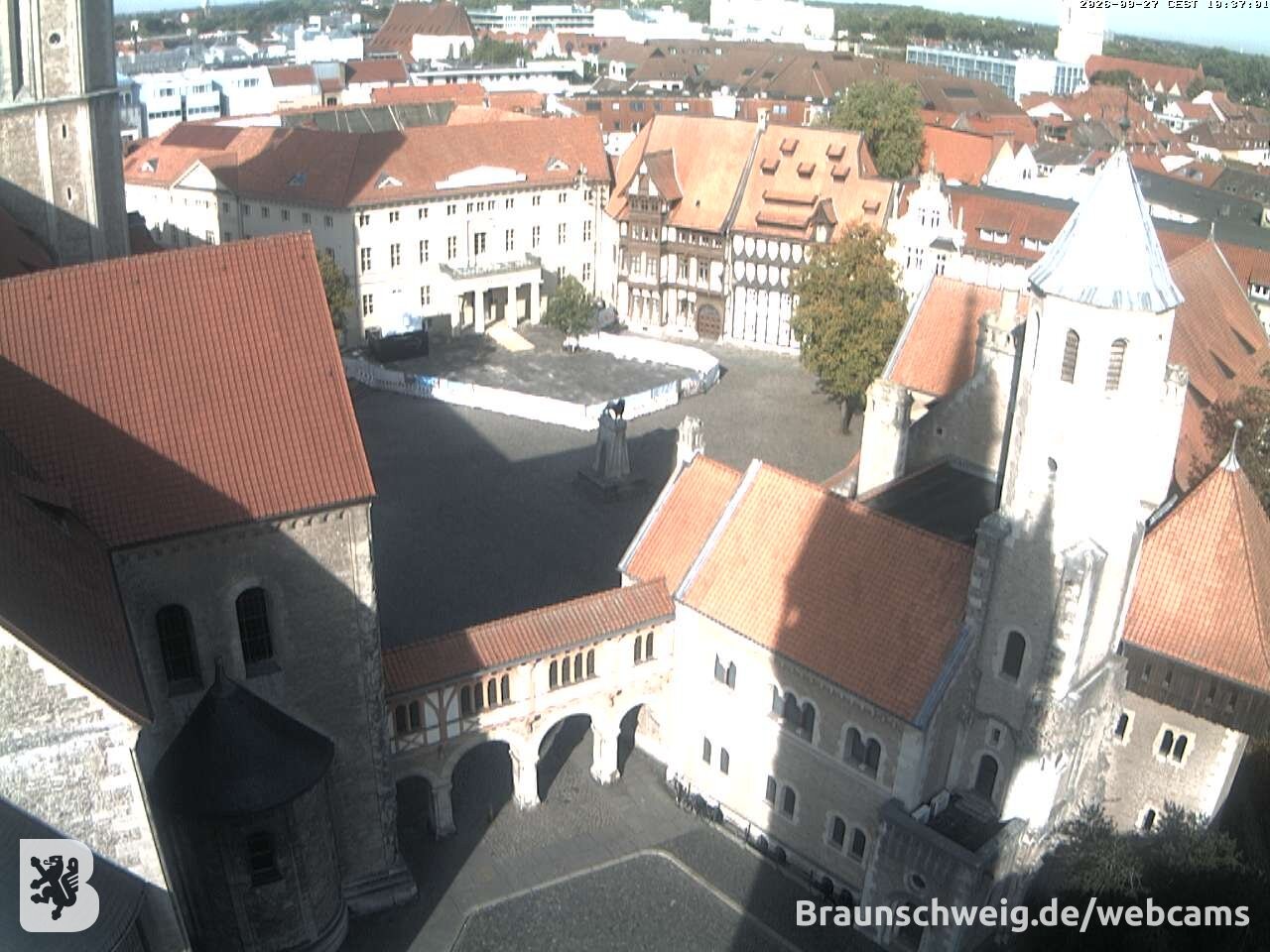 Archiv Foto Webcam Burgplatz Braunschweig