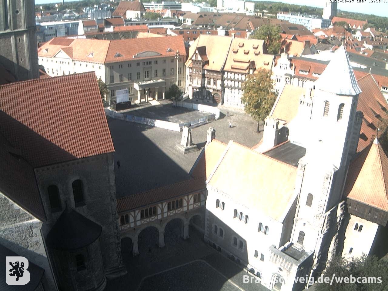 Archiv Foto Webcam Burgplatz Braunschweig