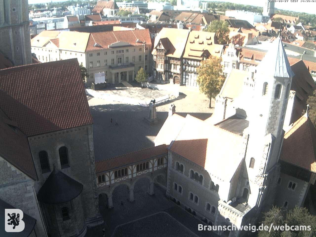 Archiv Foto Webcam Burgplatz Braunschweig