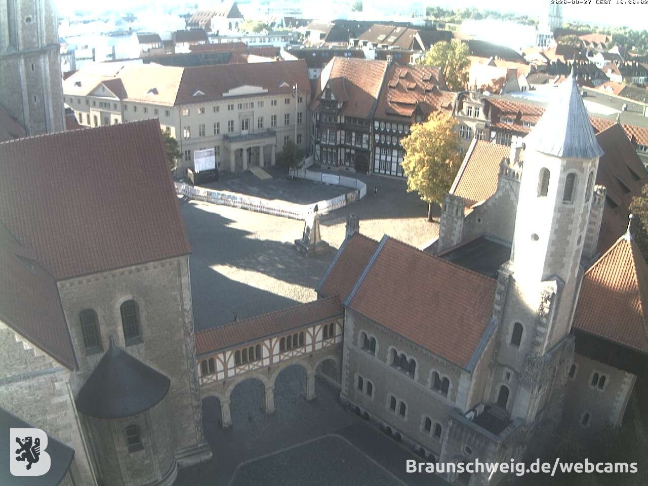 Archiv Foto Webcam Burgplatz Braunschweig