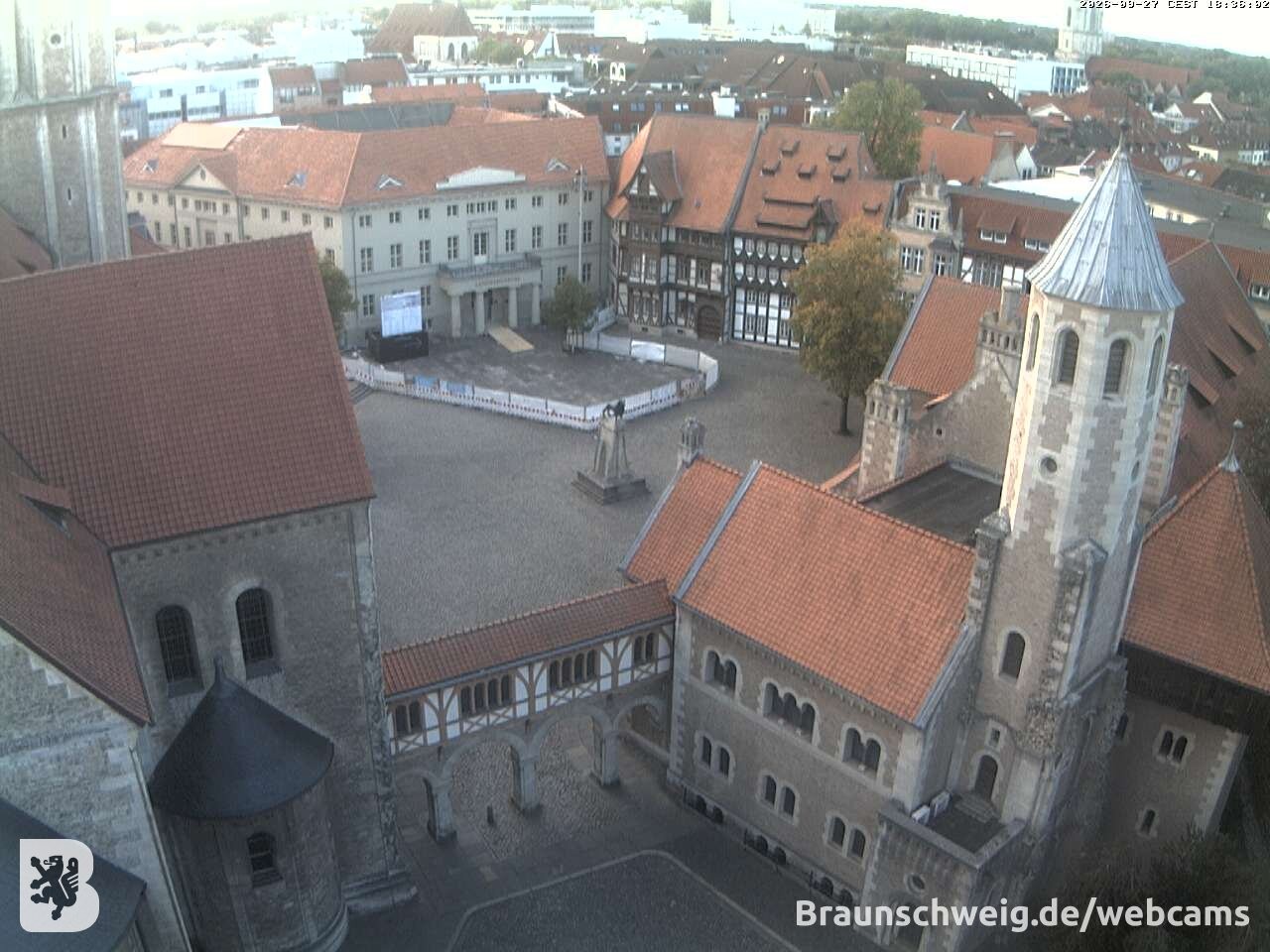 Archiv Foto Webcam Burgplatz Braunschweig
