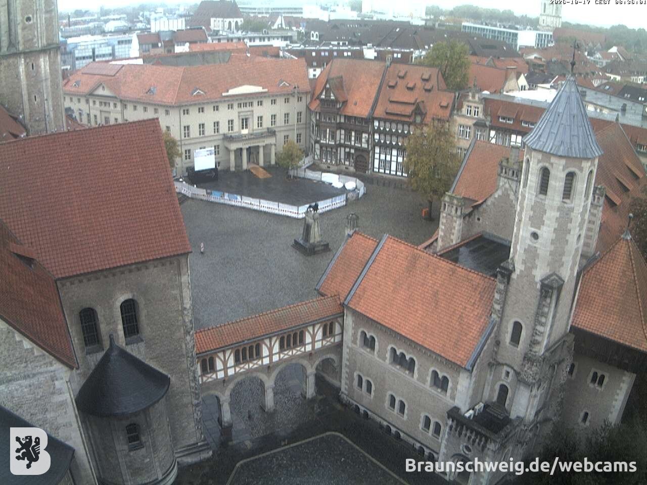 Archiv Foto Webcam Burgplatz Braunschweig