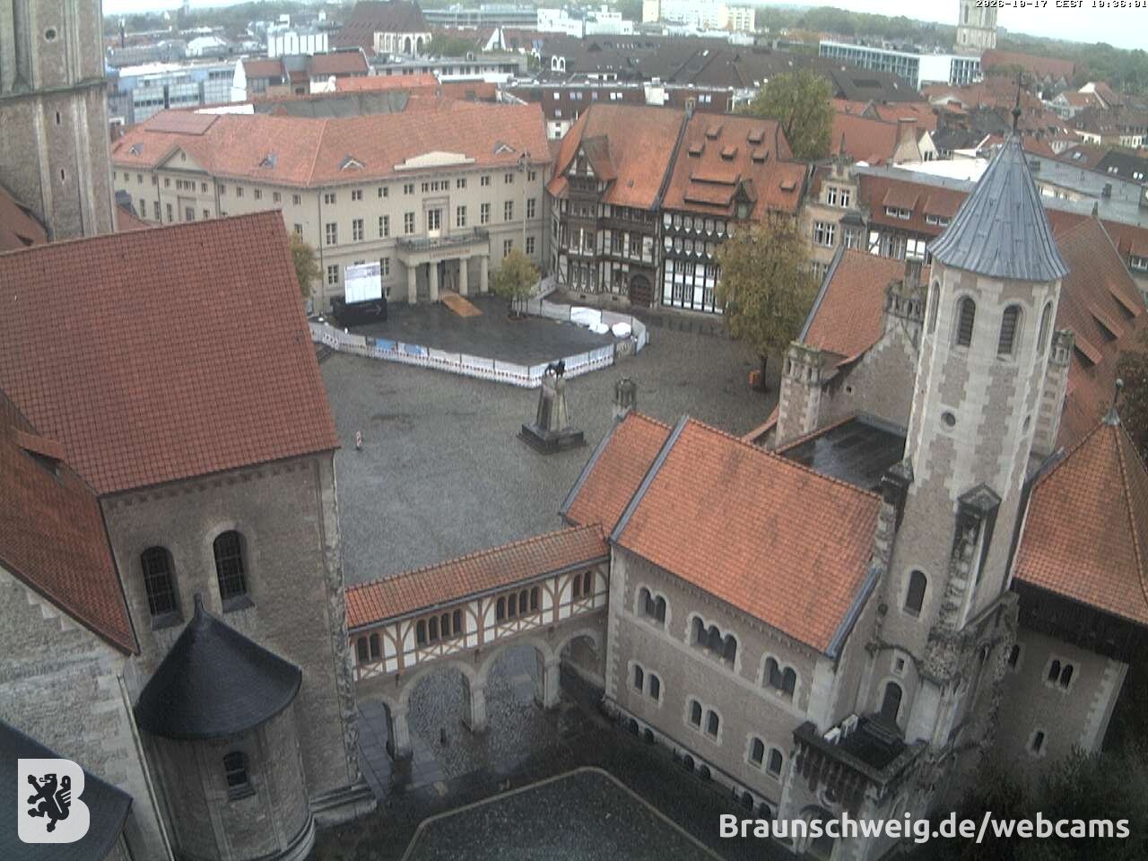Archiv Foto Webcam Burgplatz Braunschweig