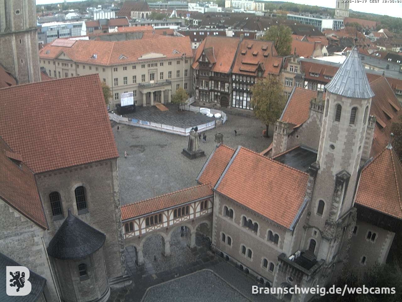 Archiv Foto Webcam Burgplatz Braunschweig