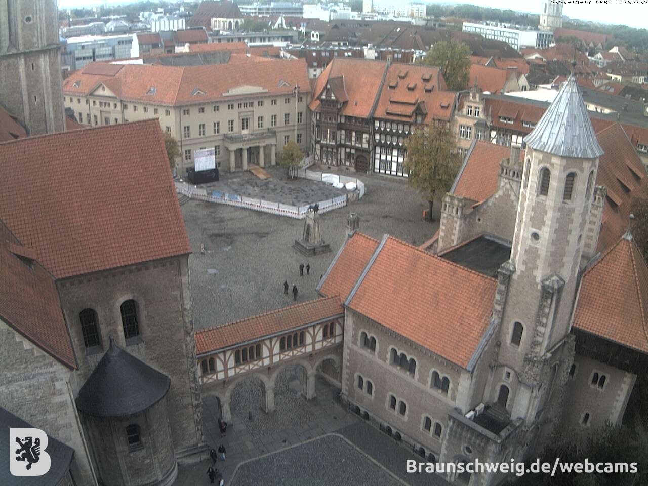 Archiv Foto Webcam Burgplatz Braunschweig