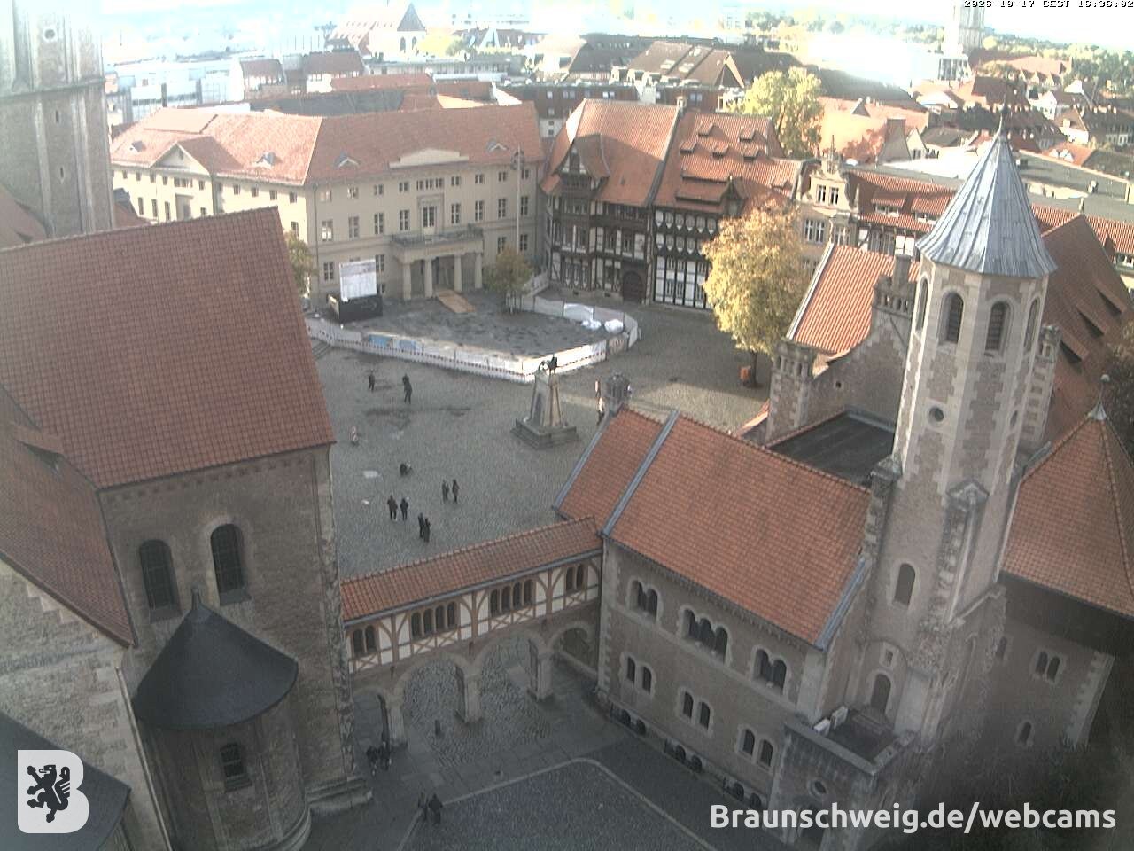 Archiv Foto Webcam Burgplatz Braunschweig