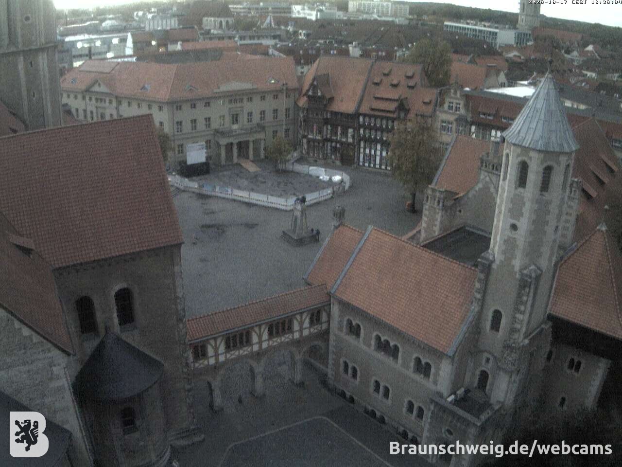 Archiv Foto Webcam Burgplatz Braunschweig