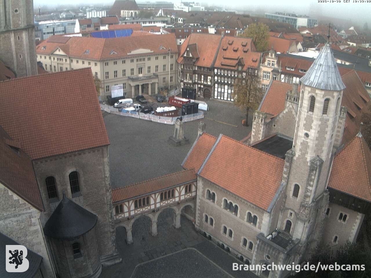 Archiv Foto Webcam Burgplatz Braunschweig