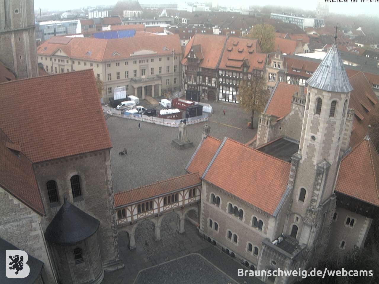 Archiv Foto Webcam Burgplatz Braunschweig