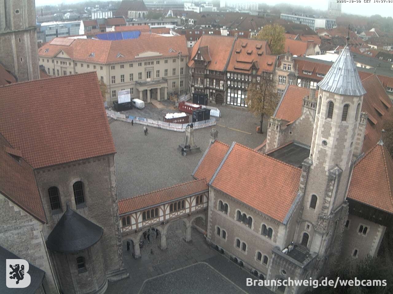 Archiv Foto Webcam Burgplatz Braunschweig