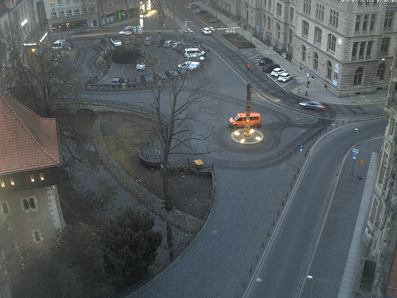 Archiv Foto Webcam Blick vom Rathausturm in Braunschweig