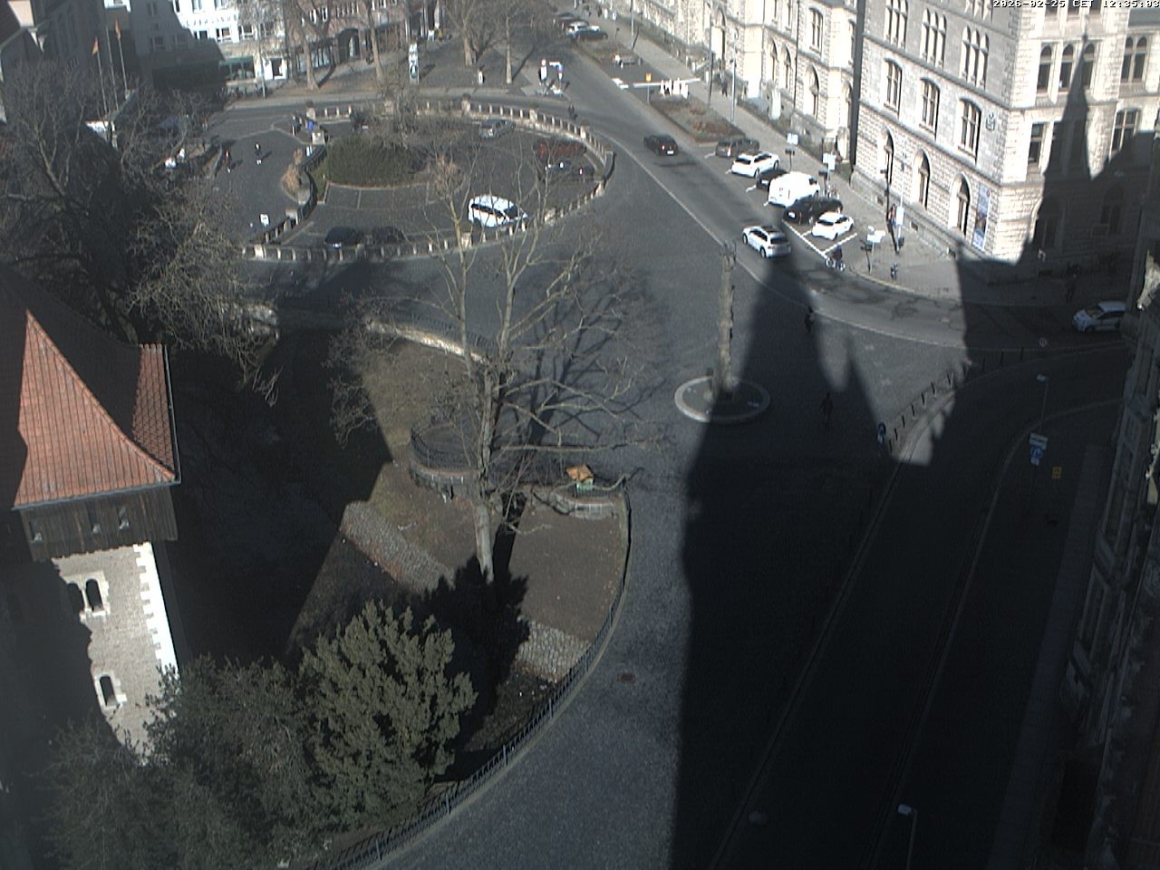 Archiv Foto Webcam Blick vom Rathausturm in Braunschweig