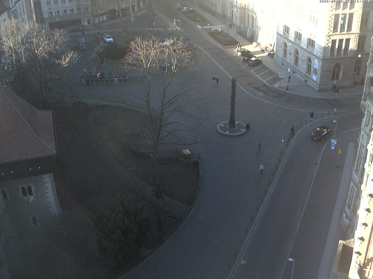 Archiv Foto Webcam Blick vom Rathausturm in Braunschweig