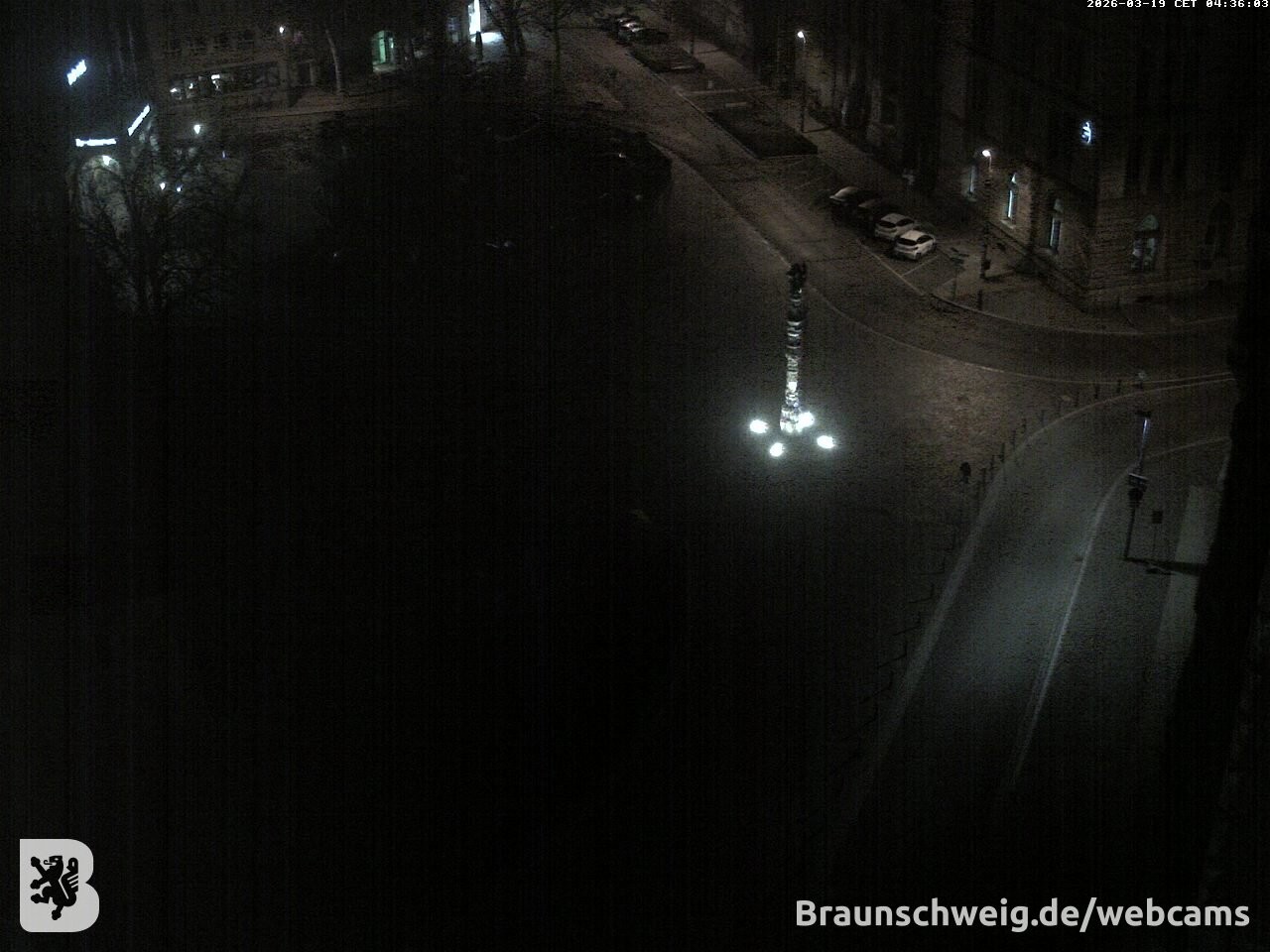 Archiv Foto Webcam Blick vom Rathausturm in Braunschweig