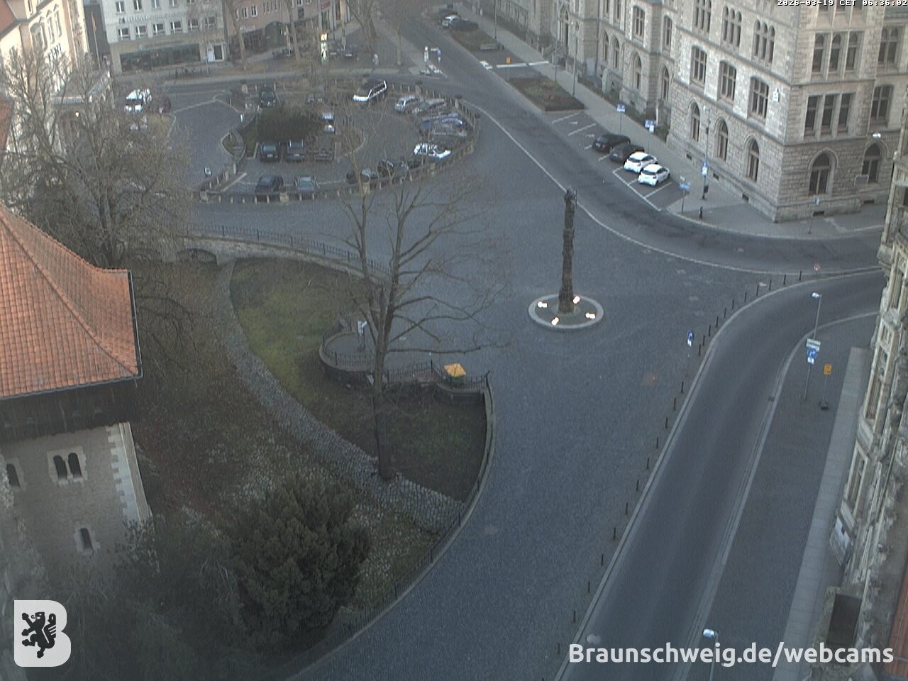 Archiv Foto Webcam Blick vom Rathausturm in Braunschweig