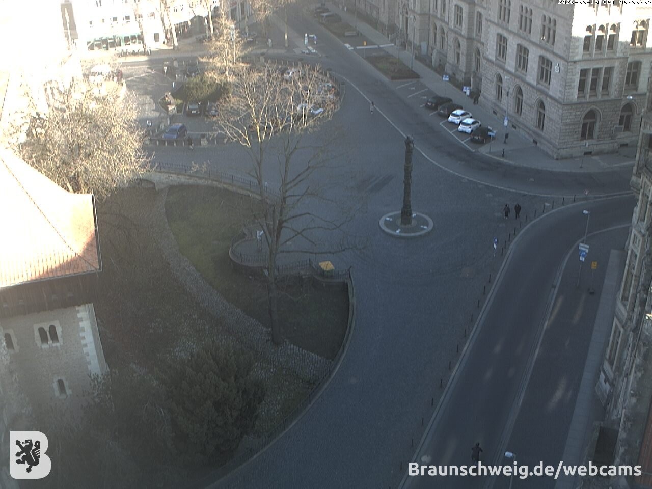 Archiv Foto Webcam Blick vom Rathausturm in Braunschweig