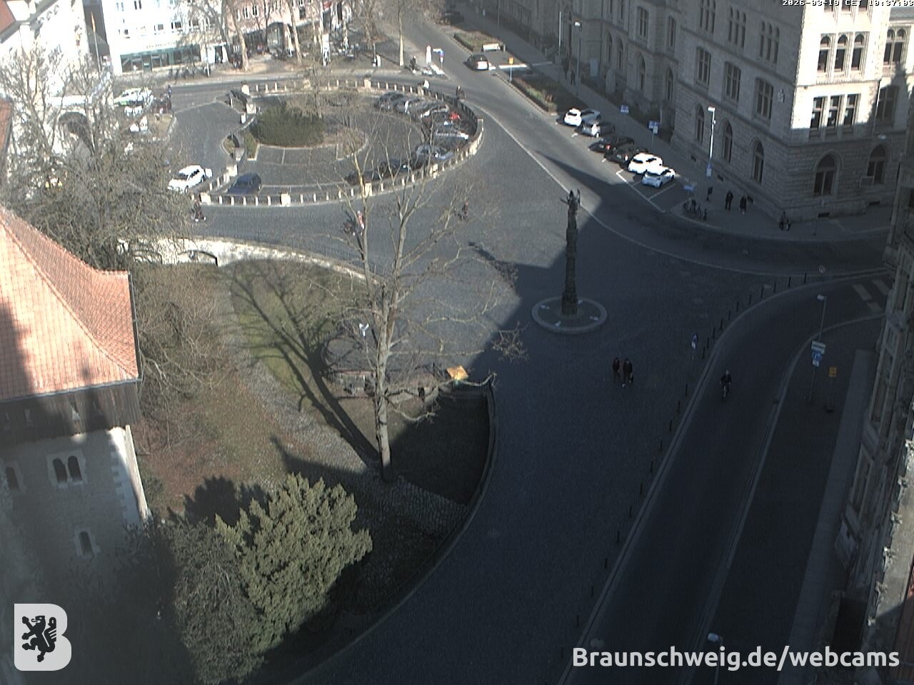 Archiv Foto Webcam Blick vom Rathausturm in Braunschweig