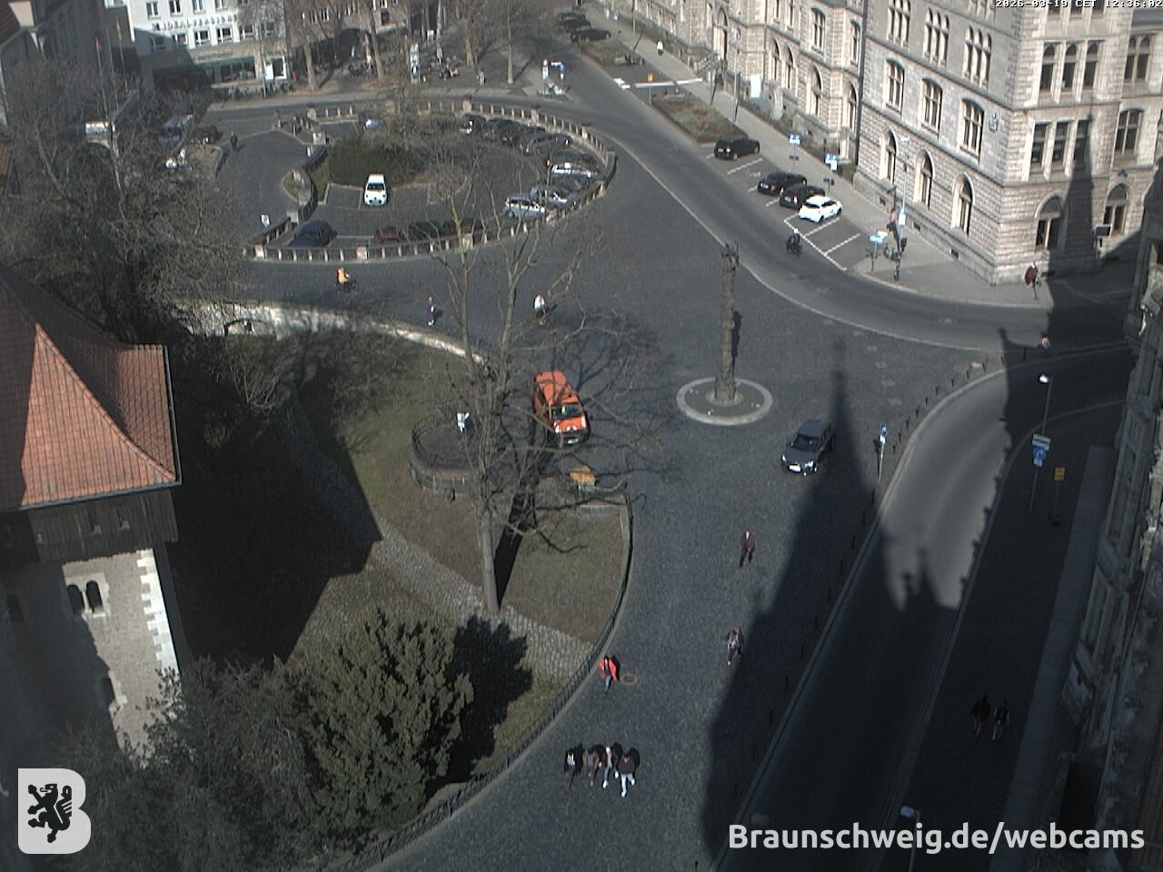 Archiv Foto Webcam Blick vom Rathausturm in Braunschweig