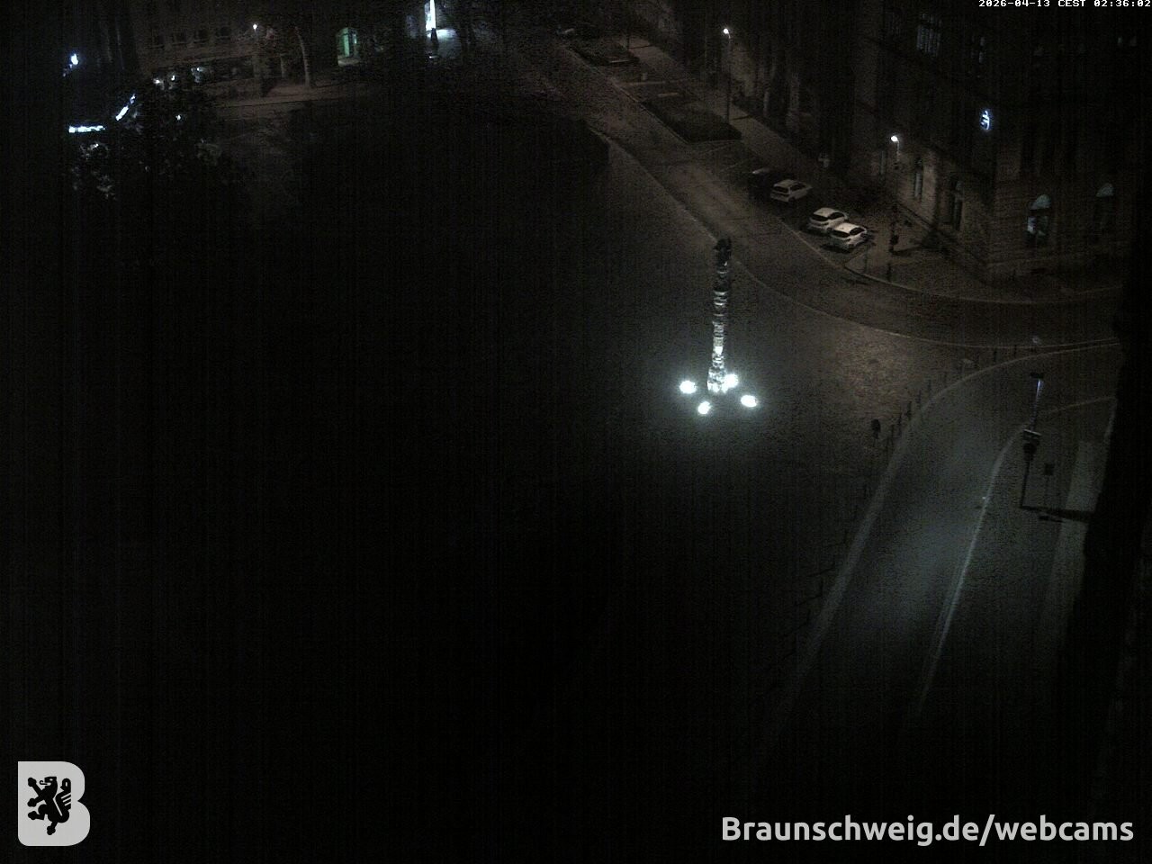 Archiv Foto Webcam Blick vom Rathausturm in Braunschweig