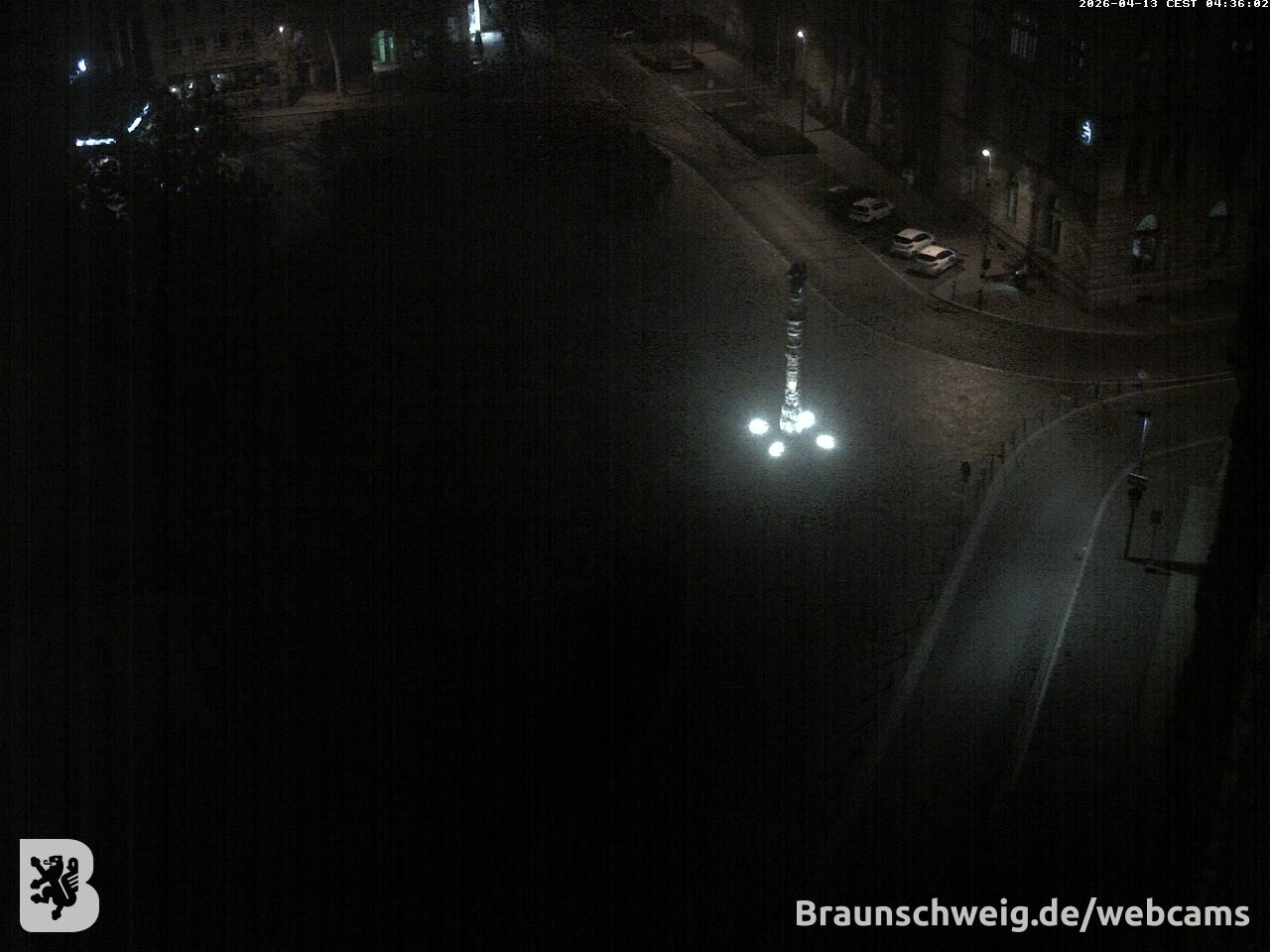 Archiv Foto Webcam Blick vom Rathausturm in Braunschweig
