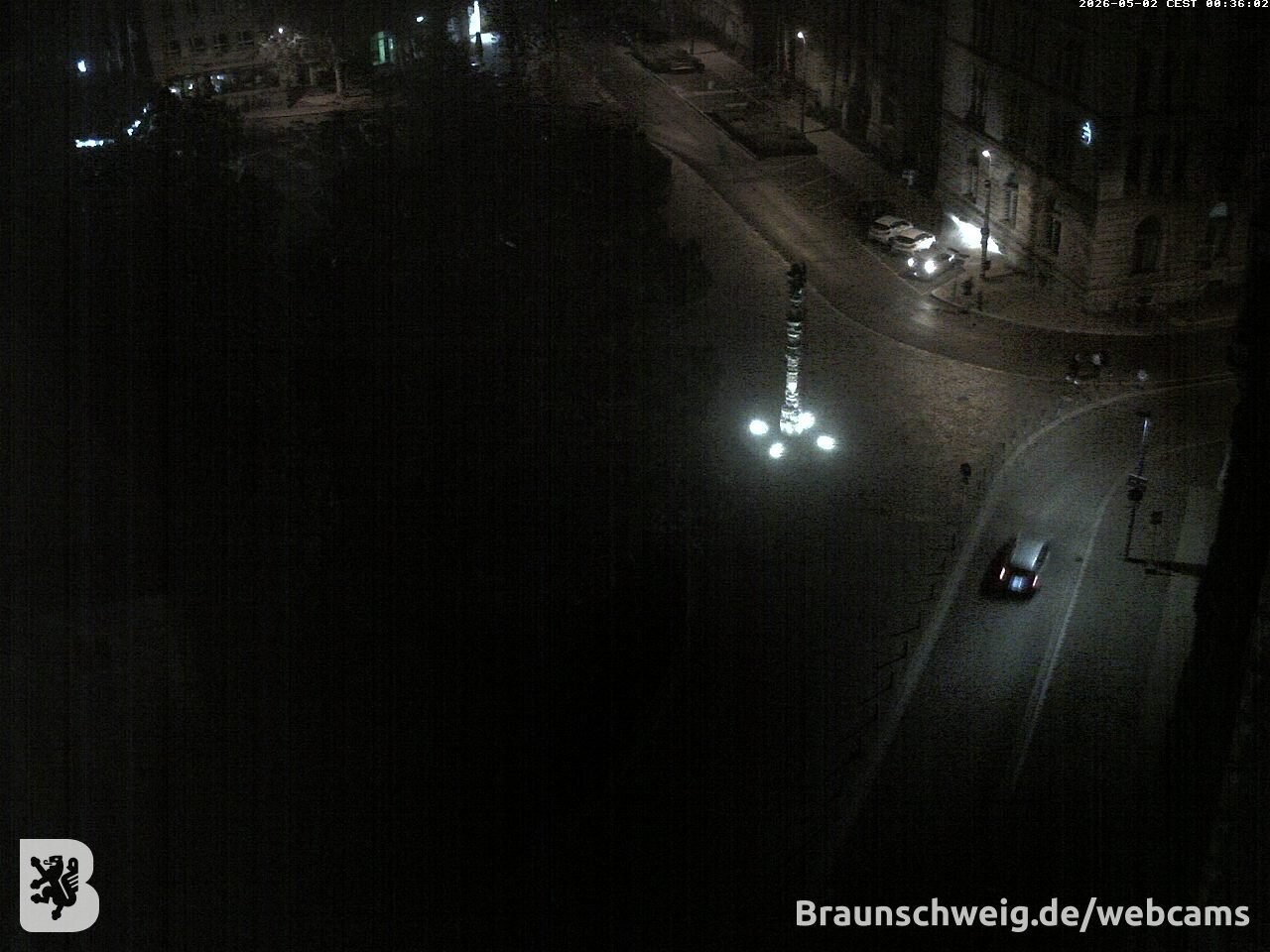 Archiv Foto Webcam Blick vom Rathausturm in Braunschweig