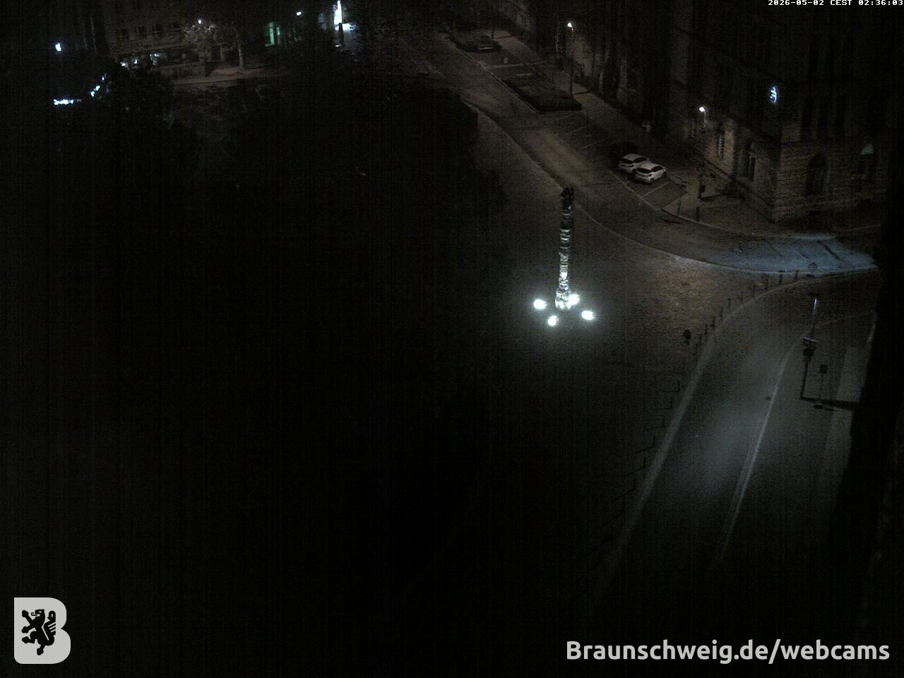Archiv Foto Webcam Blick vom Rathausturm in Braunschweig