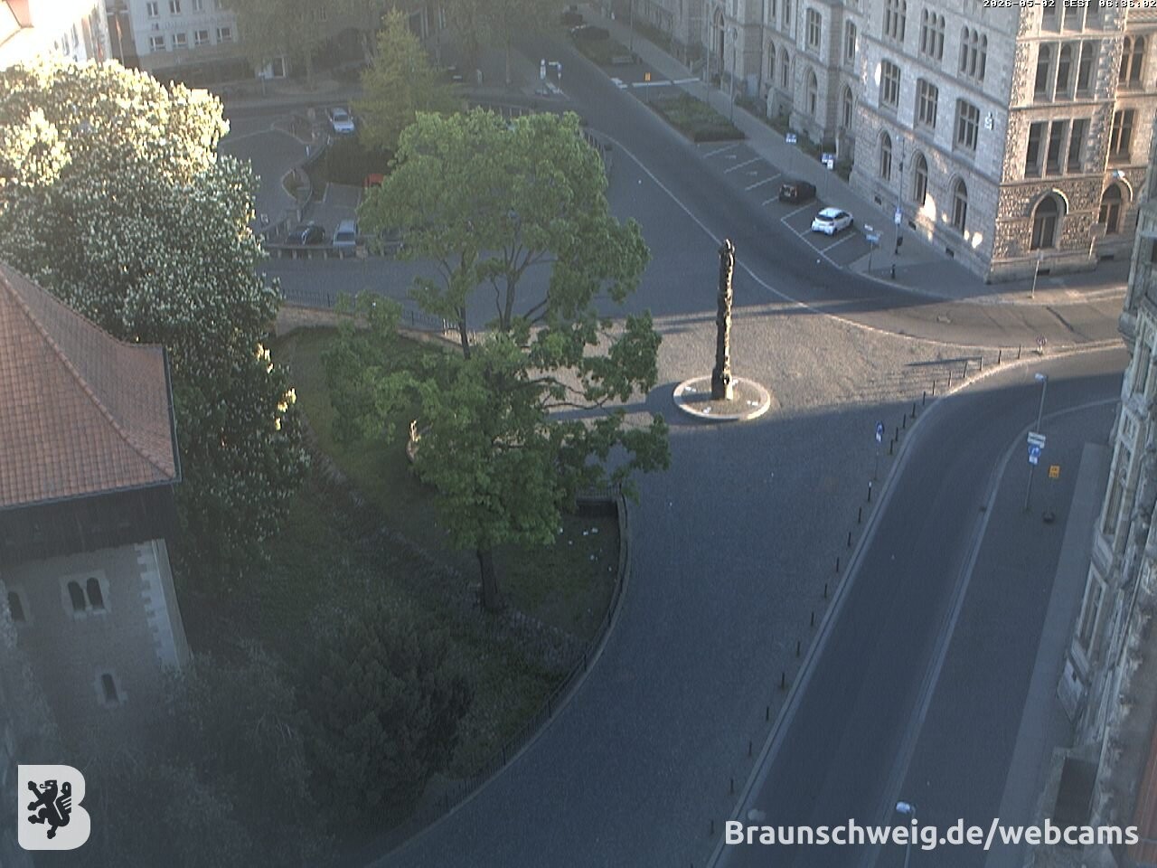 Archiv Foto Webcam Blick vom Rathausturm in Braunschweig