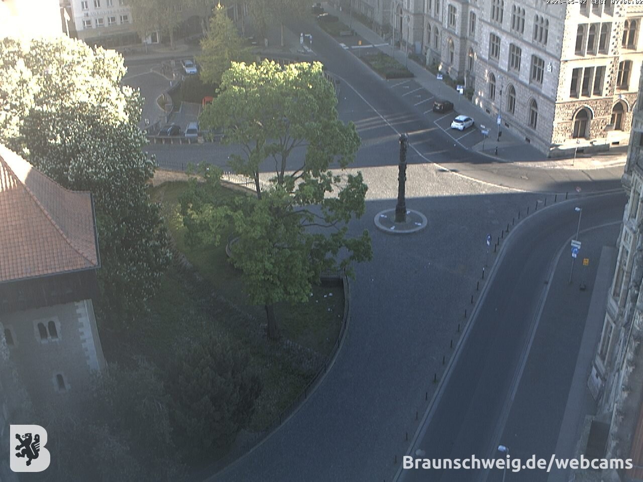 Archiv Foto Webcam Blick vom Rathausturm in Braunschweig