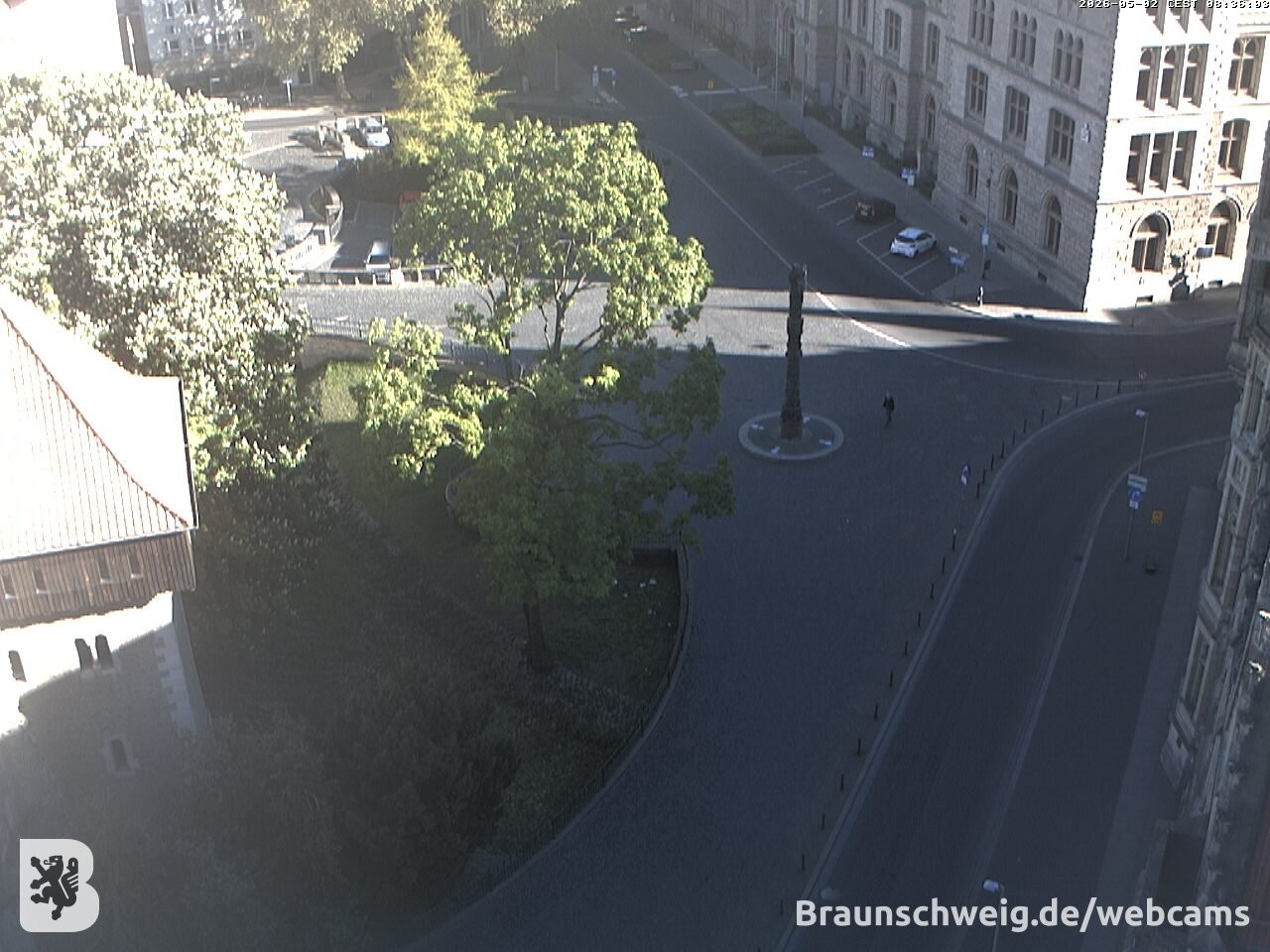 Archiv Foto Webcam Blick vom Rathausturm in Braunschweig