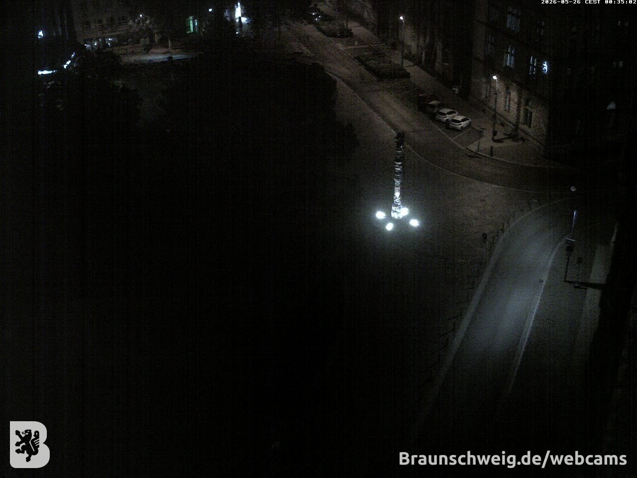 Archiv Foto Webcam Blick vom Rathausturm in Braunschweig