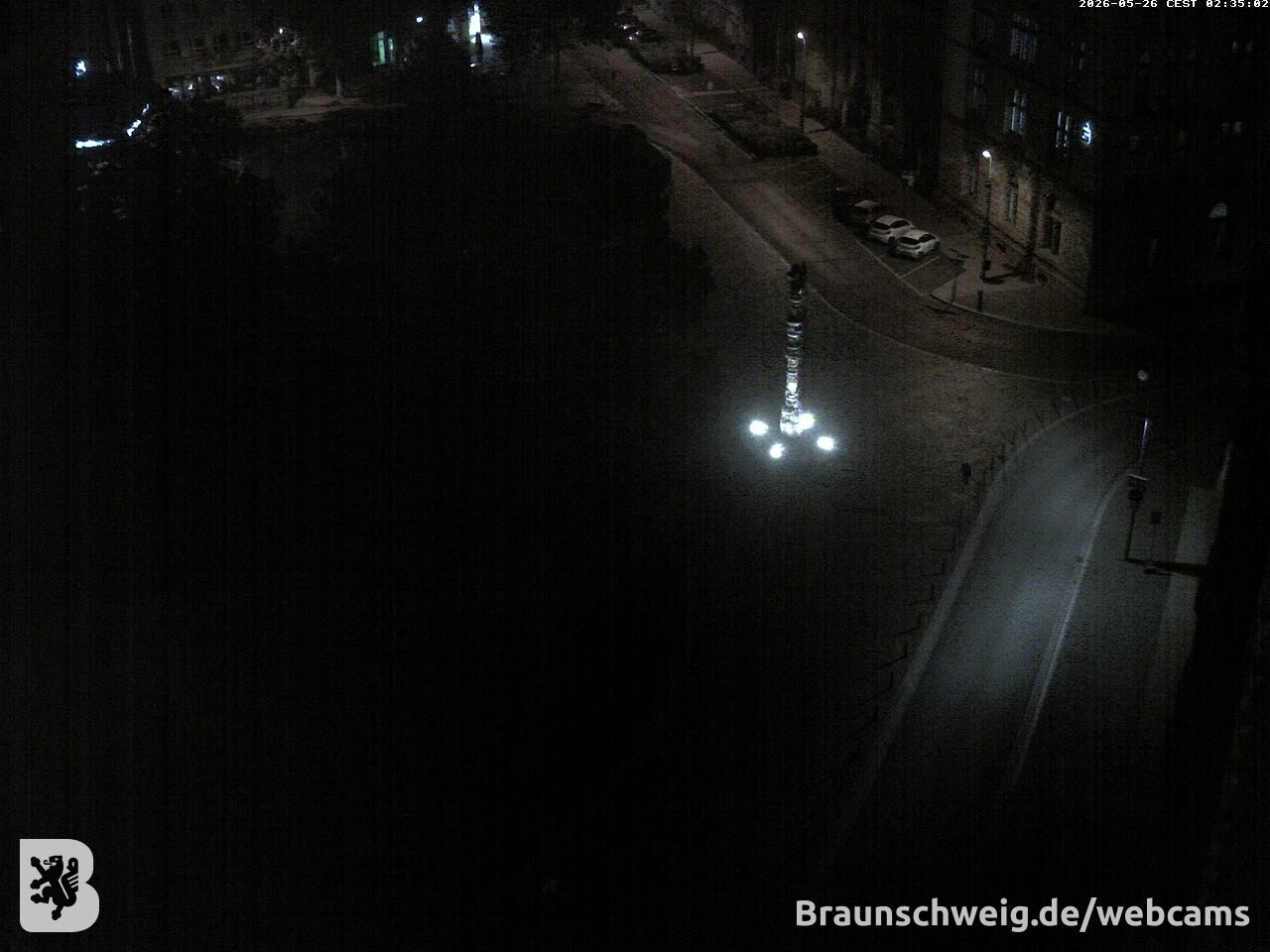 Archiv Foto Webcam Blick vom Rathausturm in Braunschweig