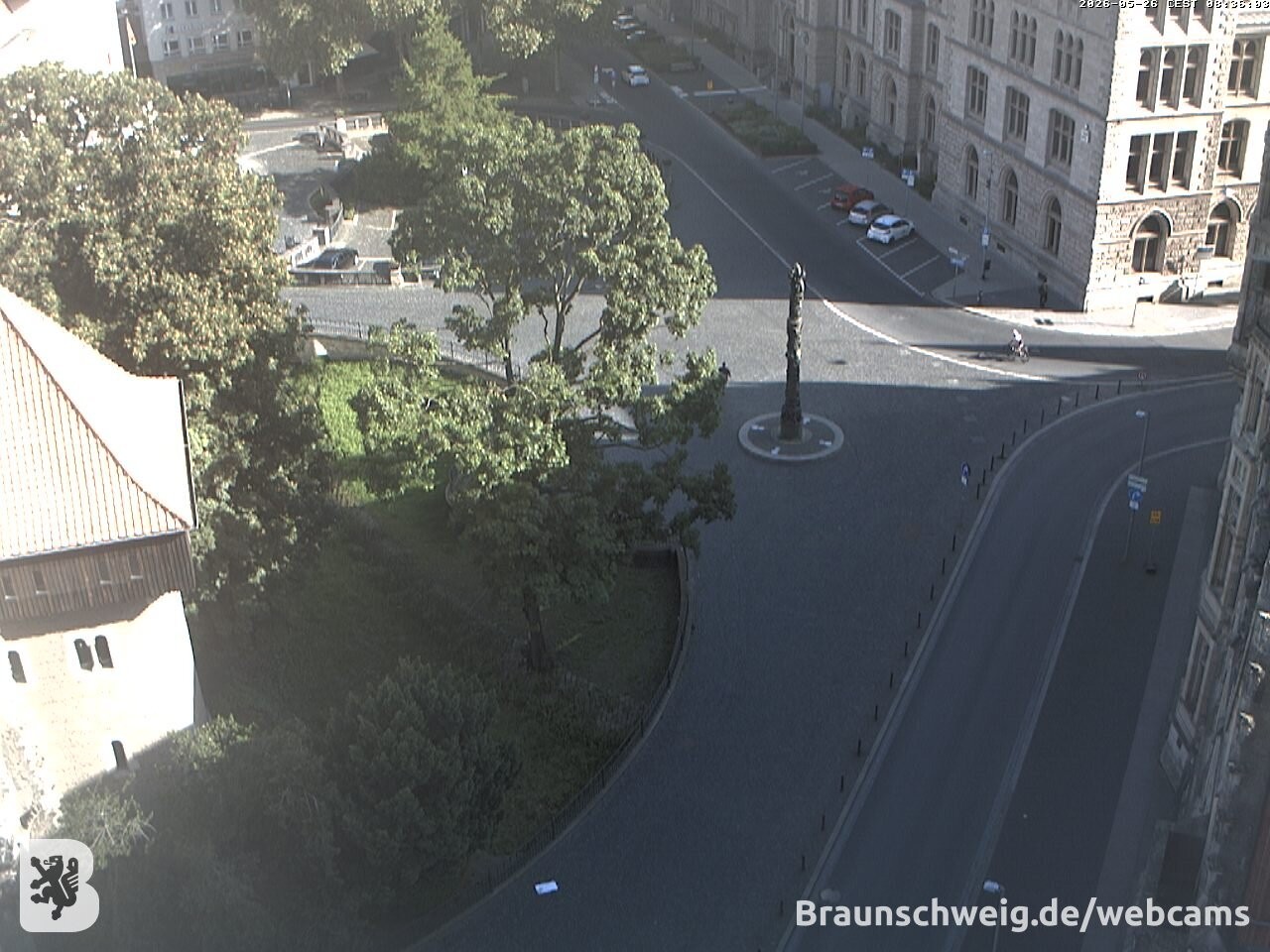Archiv Foto Webcam Blick vom Rathausturm in Braunschweig