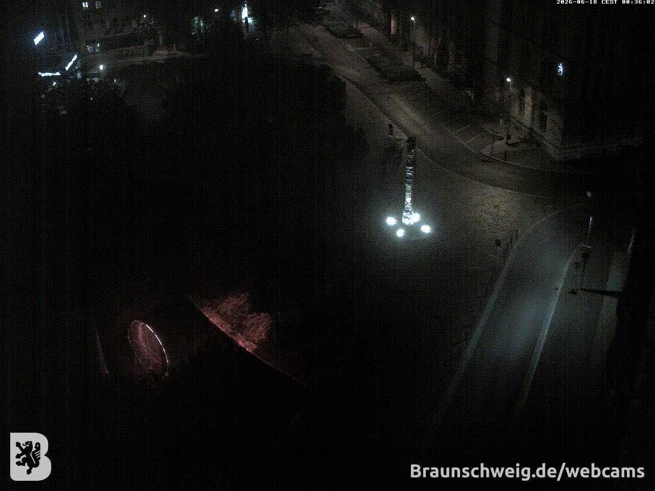 Archiv Foto Webcam Blick vom Rathausturm in Braunschweig