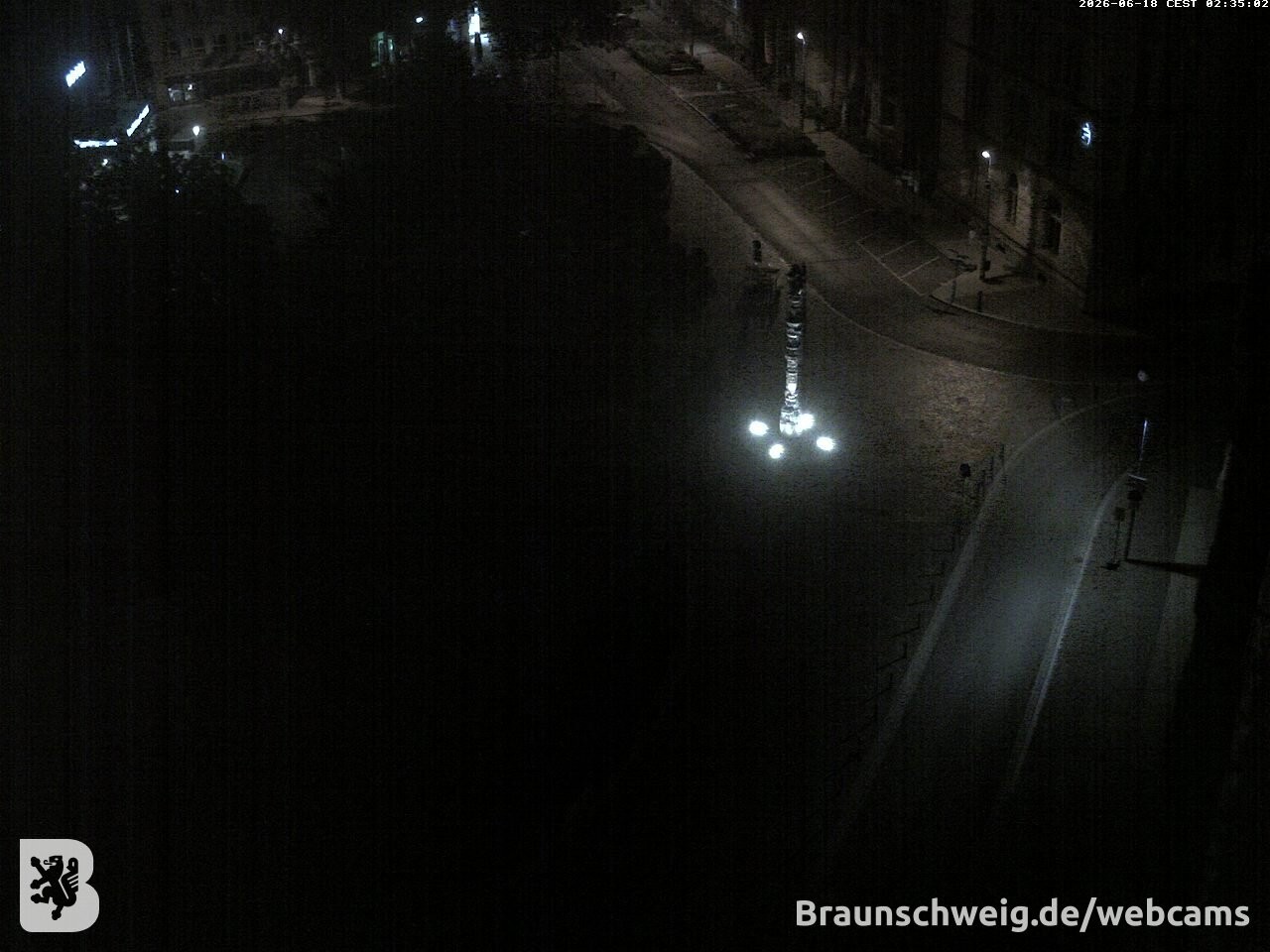Archiv Foto Webcam Blick vom Rathausturm in Braunschweig