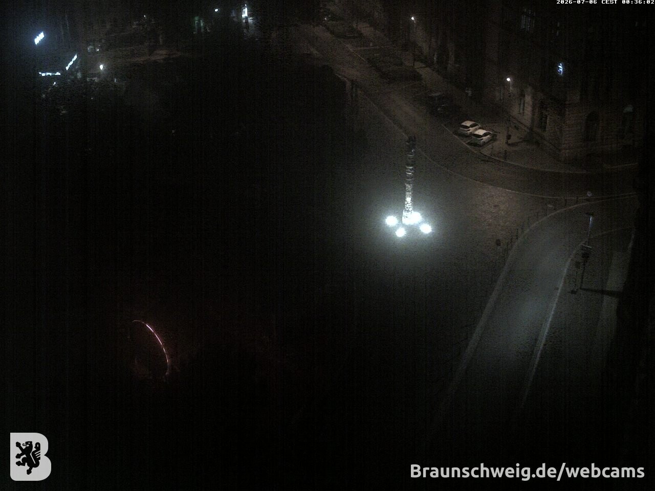 Archiv Foto Webcam Blick vom Rathausturm in Braunschweig