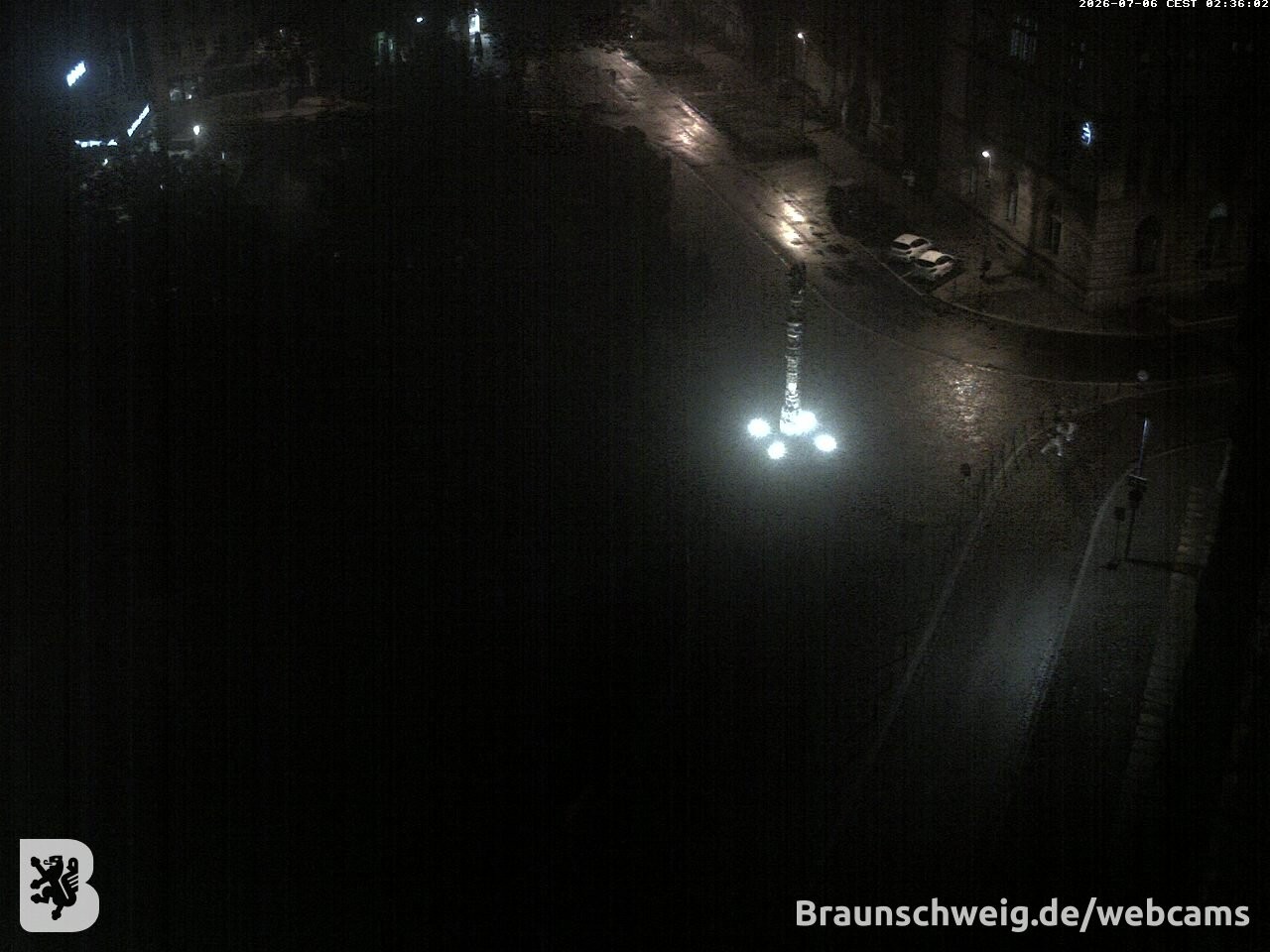 Archiv Foto Webcam Blick vom Rathausturm in Braunschweig