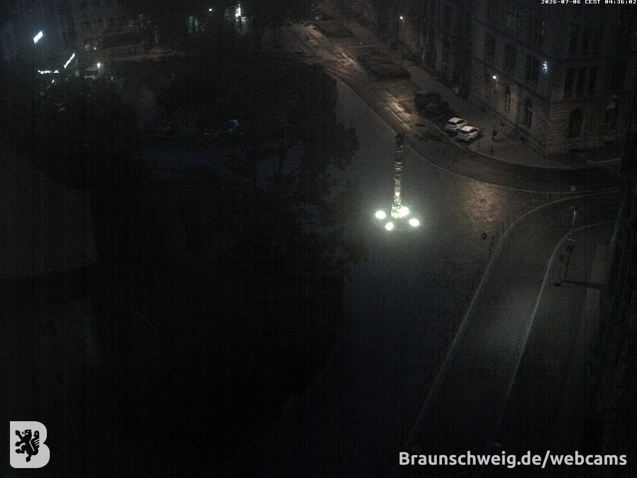 Archiv Foto Webcam Blick vom Rathausturm in Braunschweig