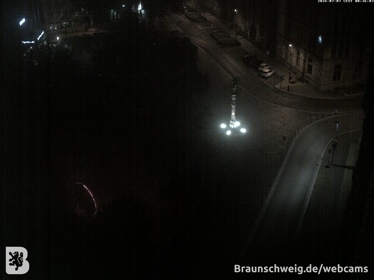 Archiv Foto Webcam Blick vom Rathausturm in Braunschweig
