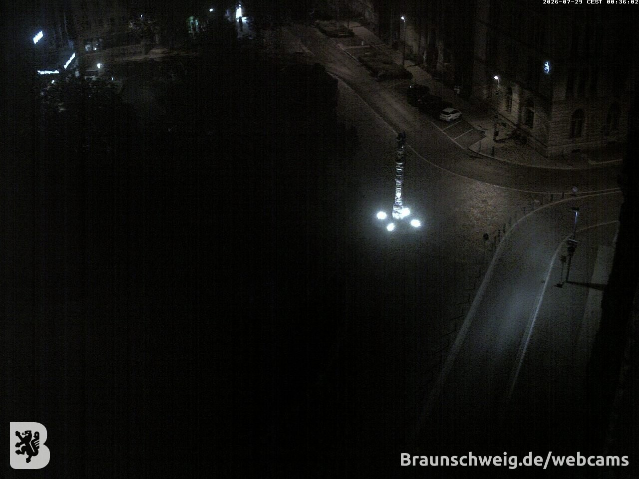 Archiv Foto Webcam Blick vom Rathausturm in Braunschweig