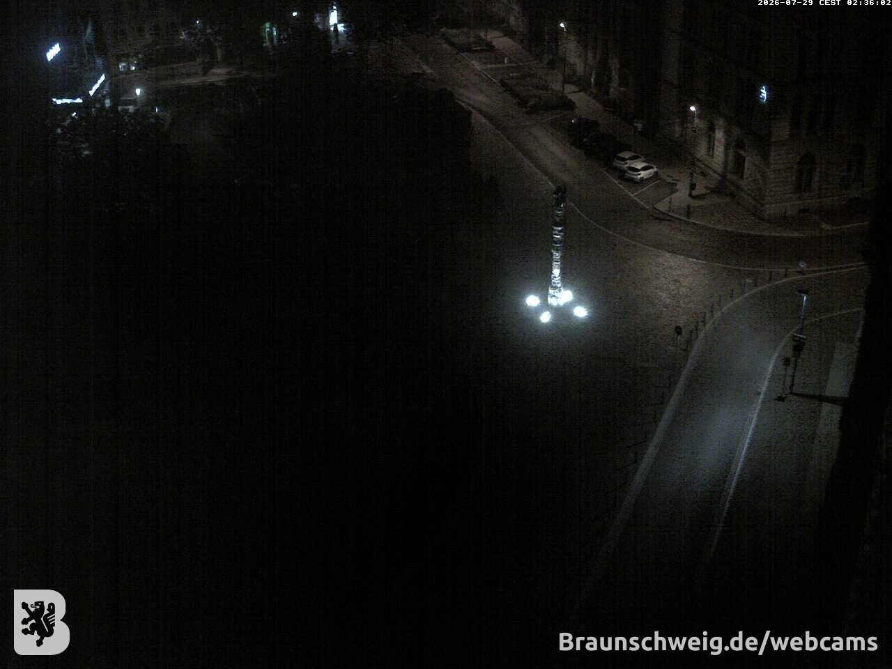 Archiv Foto Webcam Blick vom Rathausturm in Braunschweig