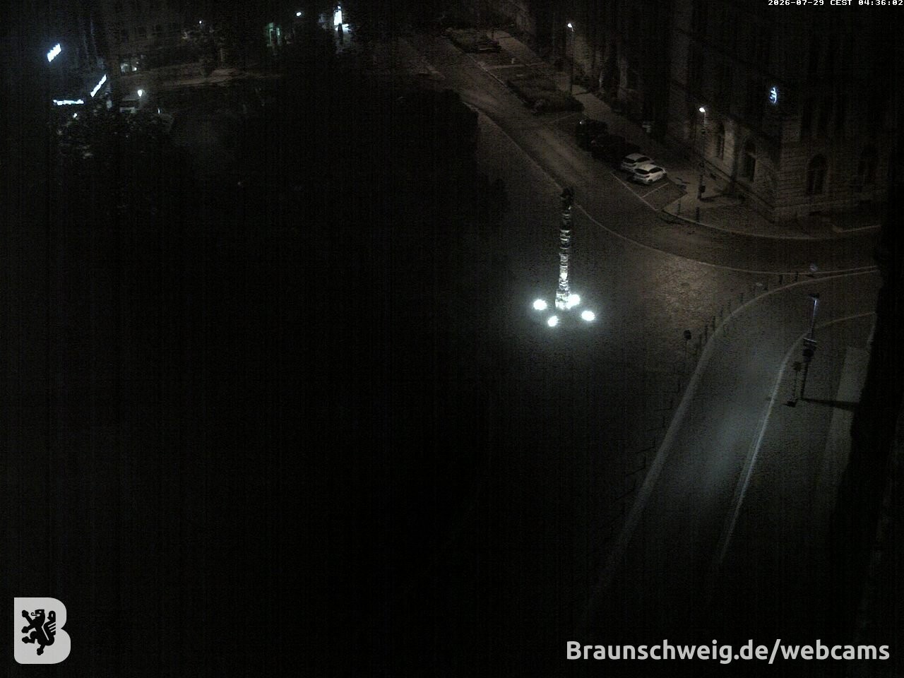 Archiv Foto Webcam Blick vom Rathausturm in Braunschweig