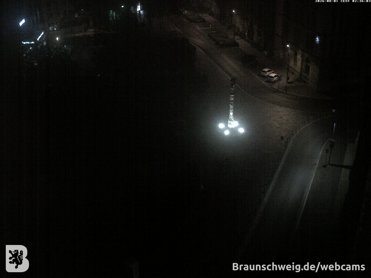 Archiv Foto Webcam Blick vom Rathausturm in Braunschweig