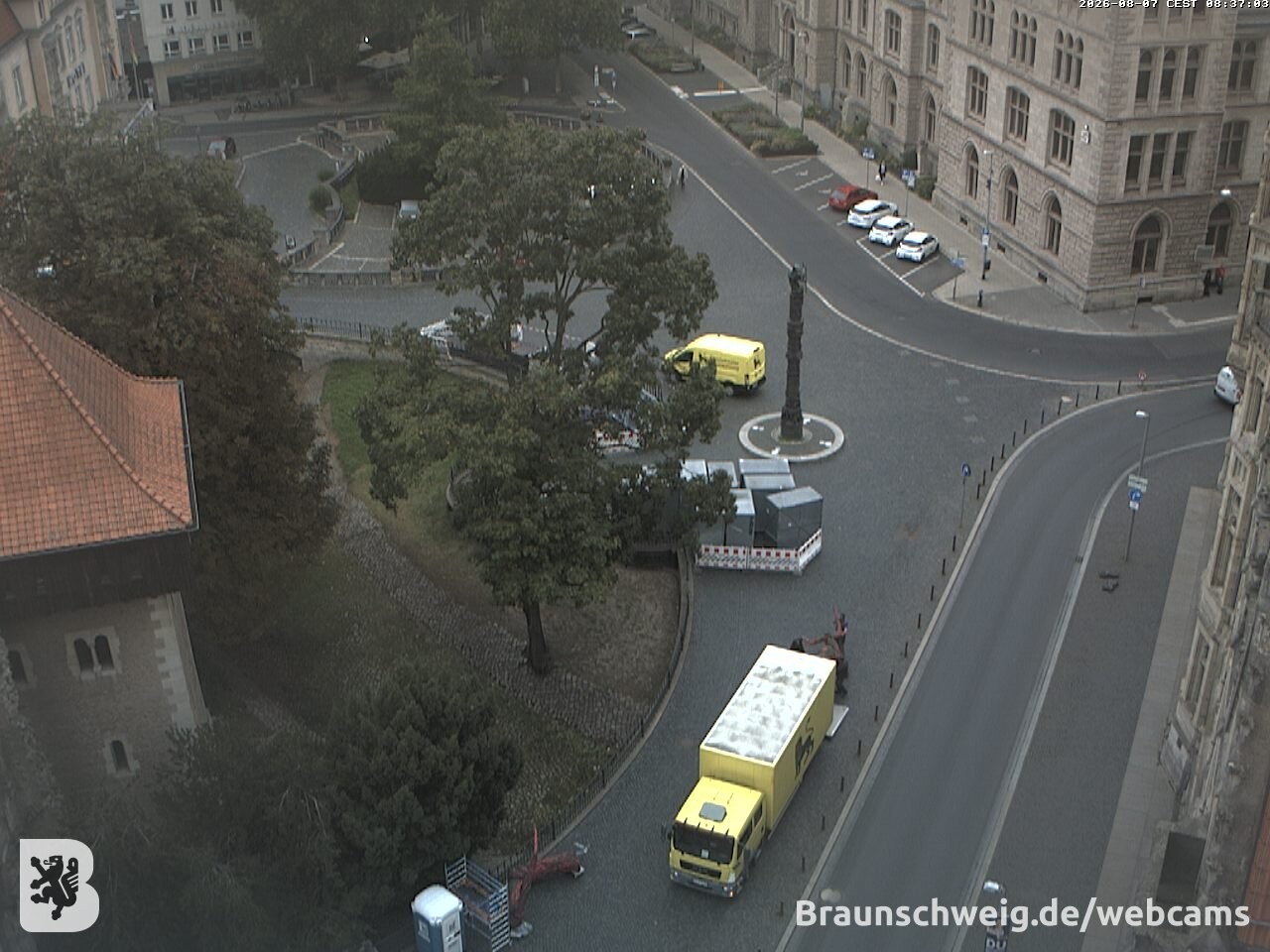 Archived image Webcam Town Hall Braunschweig