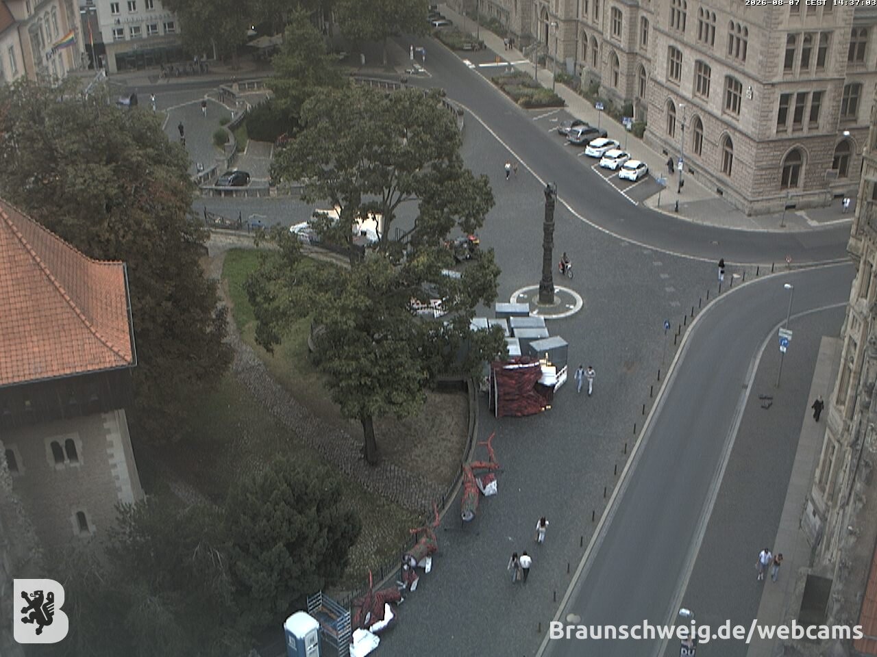 Archived image Webcam Town Hall Braunschweig