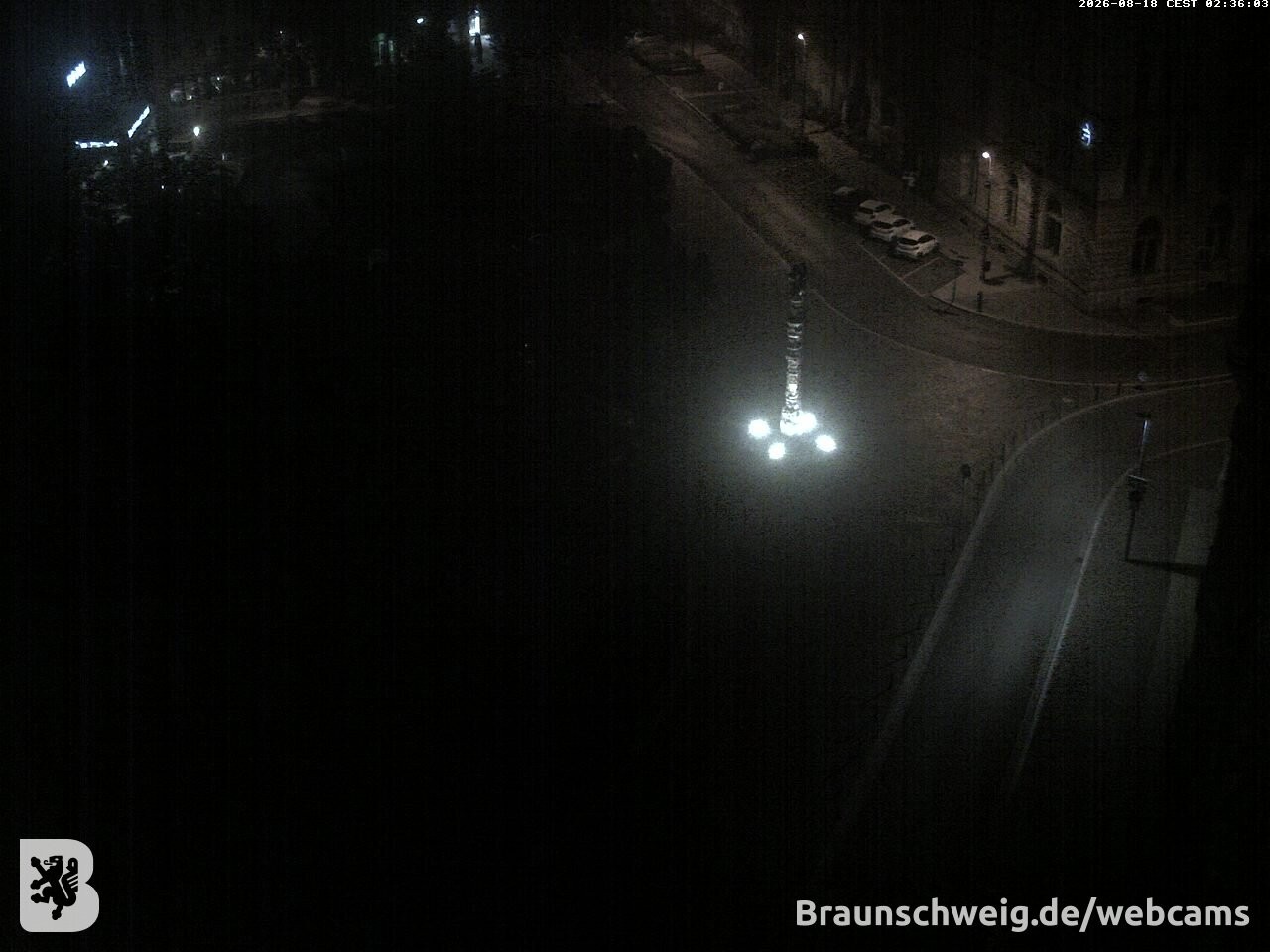 Archiv Foto Webcam Blick vom Rathausturm in Braunschweig