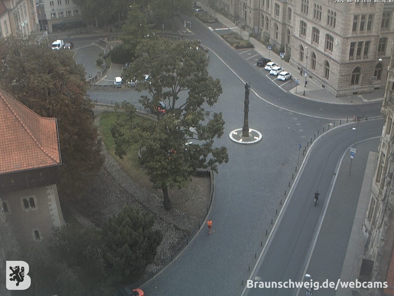 Archiv Foto Webcam Blick vom Rathausturm in Braunschweig
