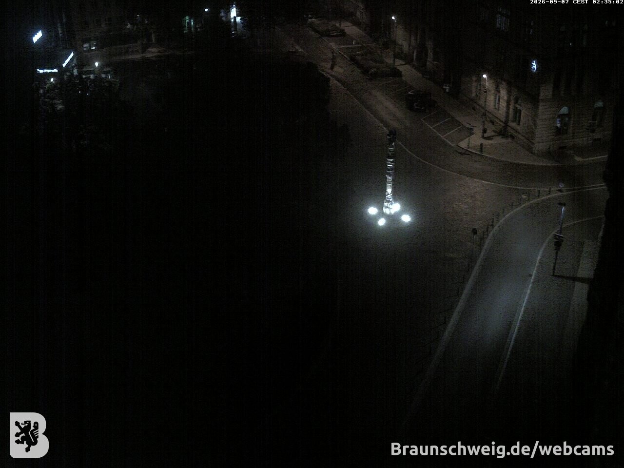 Archiv Foto Webcam Blick vom Rathausturm in Braunschweig