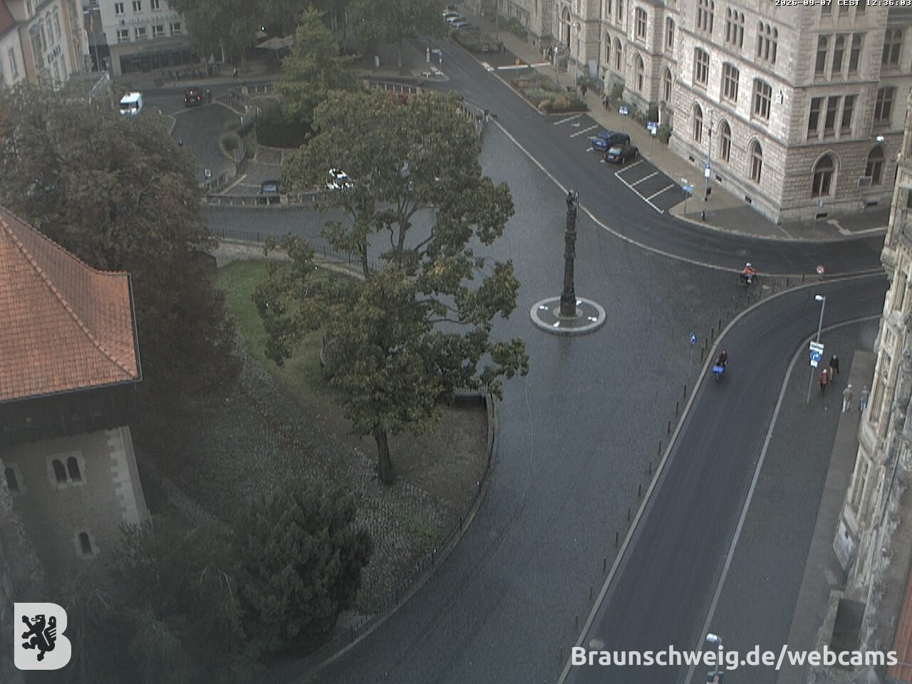 Archiv Foto Webcam Blick vom Rathausturm in Braunschweig