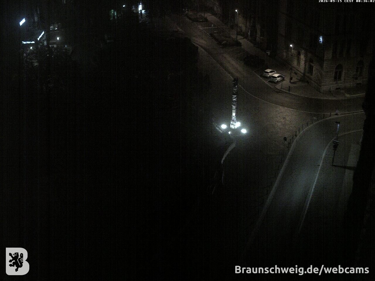 Archiv Foto Webcam Blick vom Rathausturm in Braunschweig